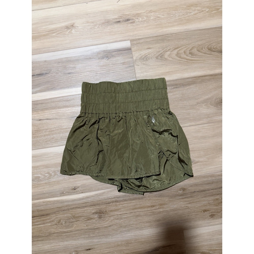 Free People Olive Green The Way Home Shorts Women's Size Medium